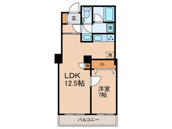 間取図 ﾘﾊﾞ-ｼﾃｨ21ｲ-ｽﾄﾀﾜ-ｽﾞ10号棟