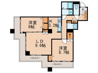 間取図 ﾘﾊﾞ-ｼﾃｨ21ｲ-ｽﾄﾀﾜ-ｽﾞ10号棟