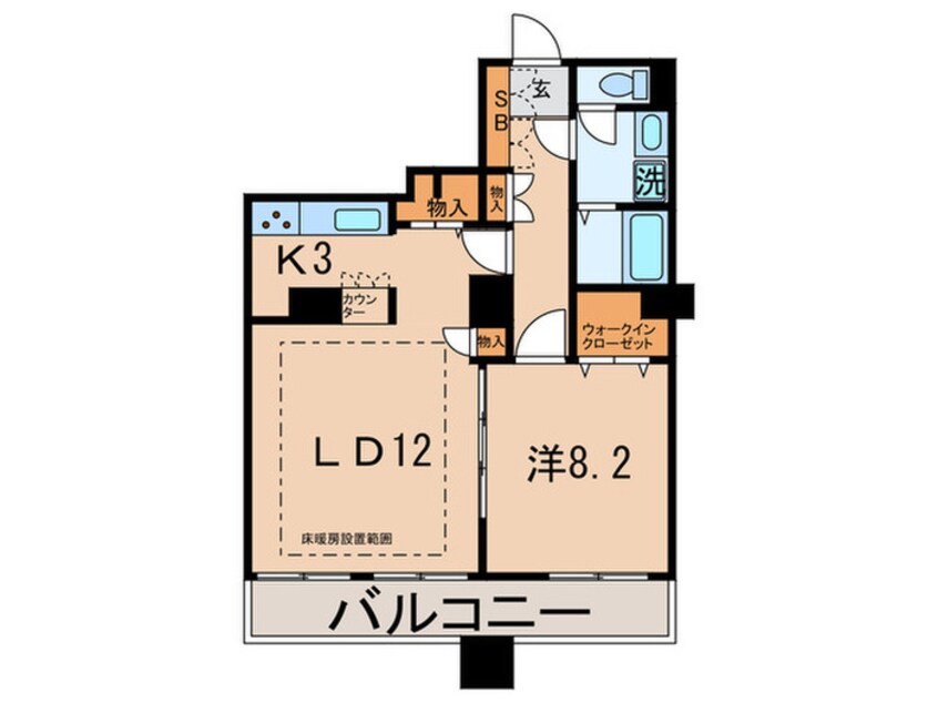 間取図 ﾘﾊﾞ-ｼﾃｨ21ｲ-ｽﾄﾀﾜ-ｽﾞ10号棟