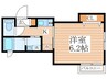 アリビオ柳沢 1Kの間取り