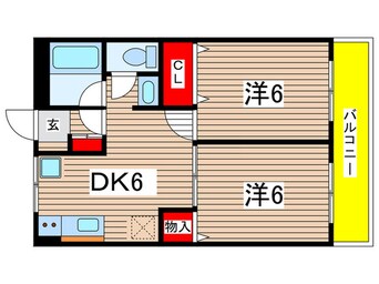 間取図 菊川ハイム