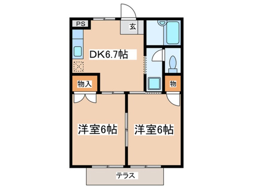 間取図 ネオハイム湘南