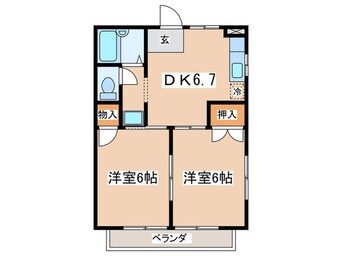 間取図 ネオハイム湘南