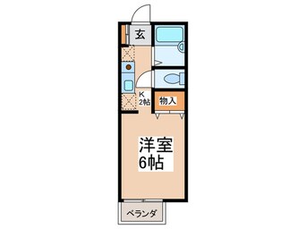 間取図 ドルフ北烏山Ｂ