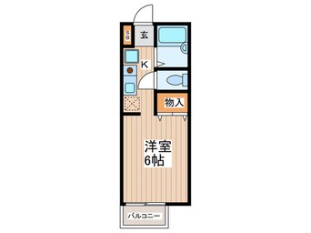 間取図 ドルフ北烏山Ｂ