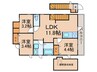 テラスハウスM 3LDKの間取り