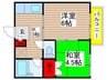 メゾンアライA 2Kの間取り