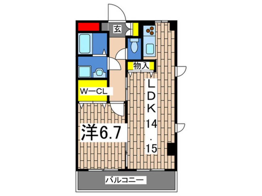 間取図 ヒルサイドコ－ト東戸塚