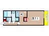 リブリ・キクエイ 1Kの間取り