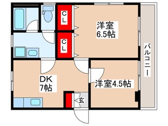 間取図 ストーク五十嵐