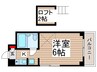 ランドフォレスト松戸 1Kの間取り