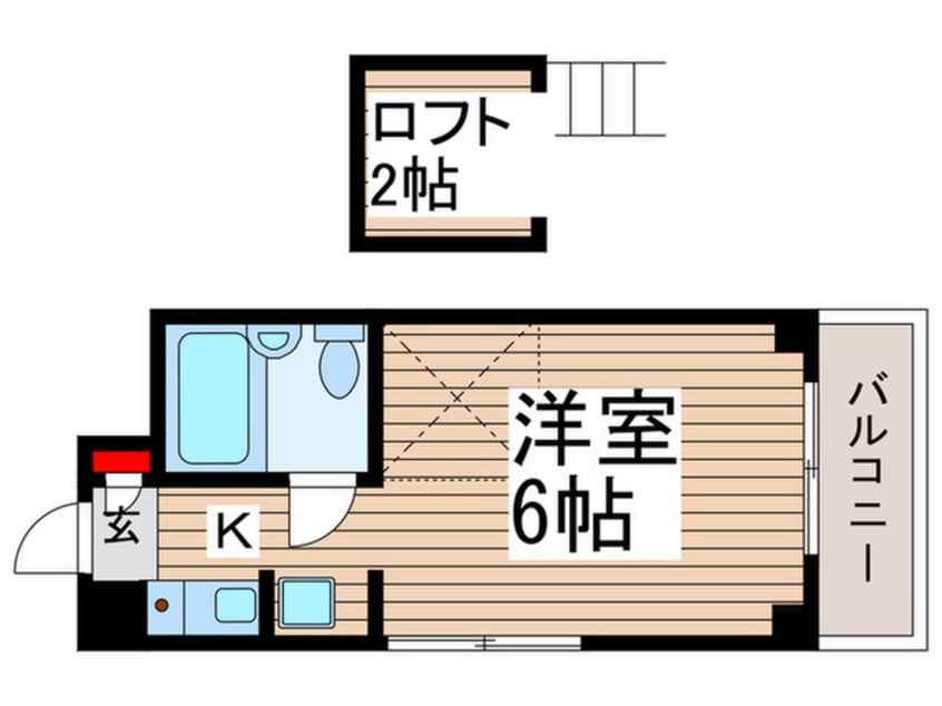 間取図 ランドフォレスト松戸