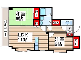 間取図 コモディ本郷