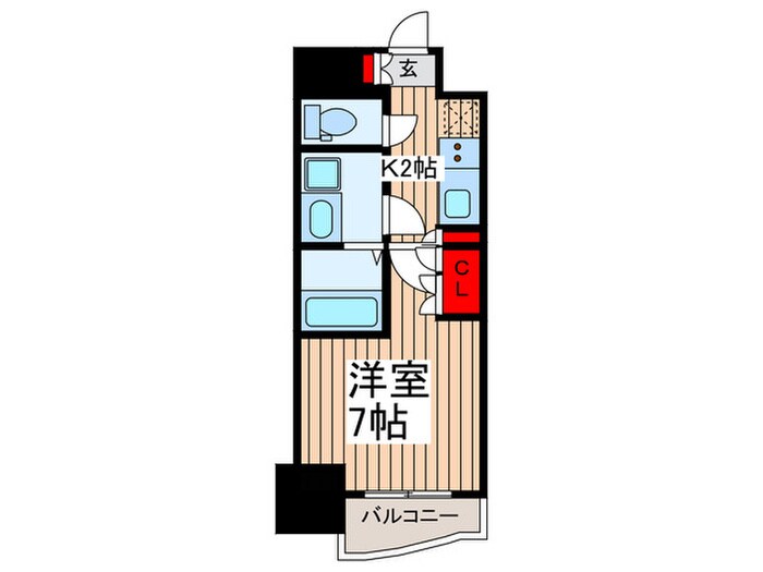 間取り図 テラス月島