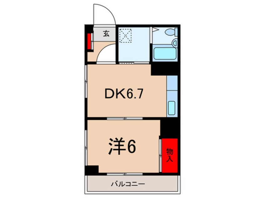 間取図 レイルビルⅡ