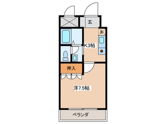 間取図 コンフォ－ス･Ｓ