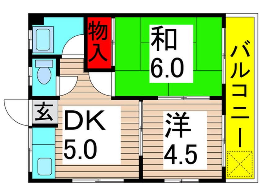 間取図 ブラウンハイツ