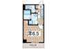 LA・PLAGE　II　 1Kの間取り