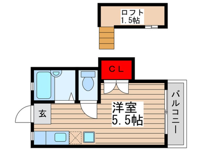 間取図 カサフロ－ラ鷺沼台