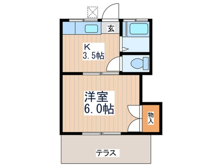 間取図 コ－ポ小坂