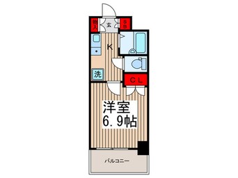 間取図 レジディア門前仲町