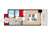 レジディア門前仲町 1Kの間取り