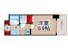 レジディア門前仲町 1Kの間取り