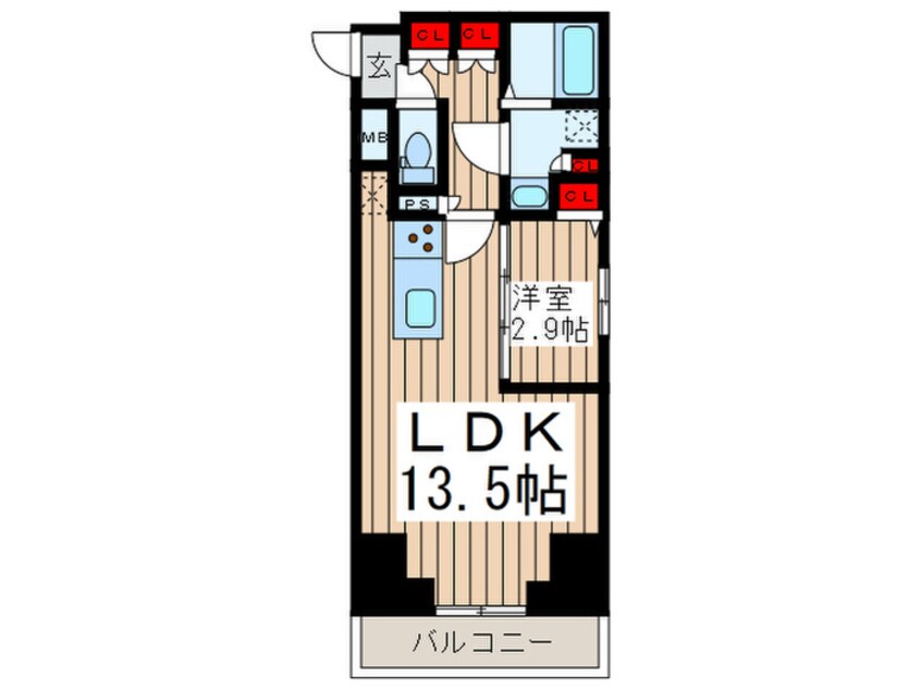 間取図 オーキッドレジデンス上野稲荷町