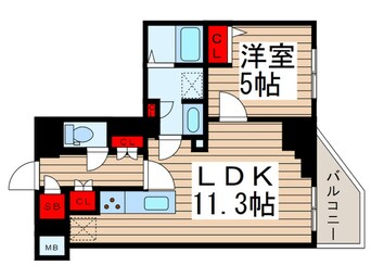 間取図 オーキッドレジデンス上野稲荷町