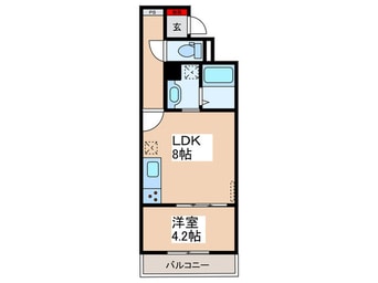 間取図 ルリアン江戸川