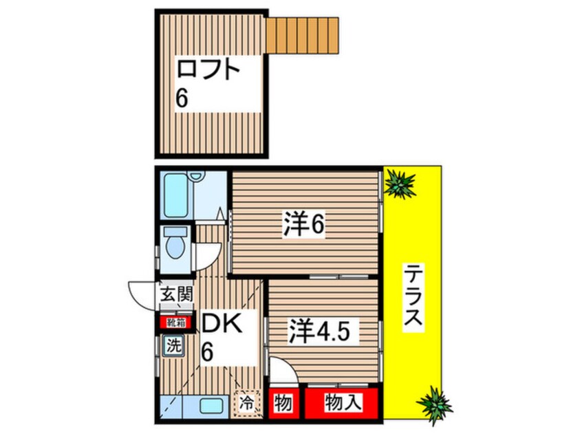 間取図 メゾンドシャルマン