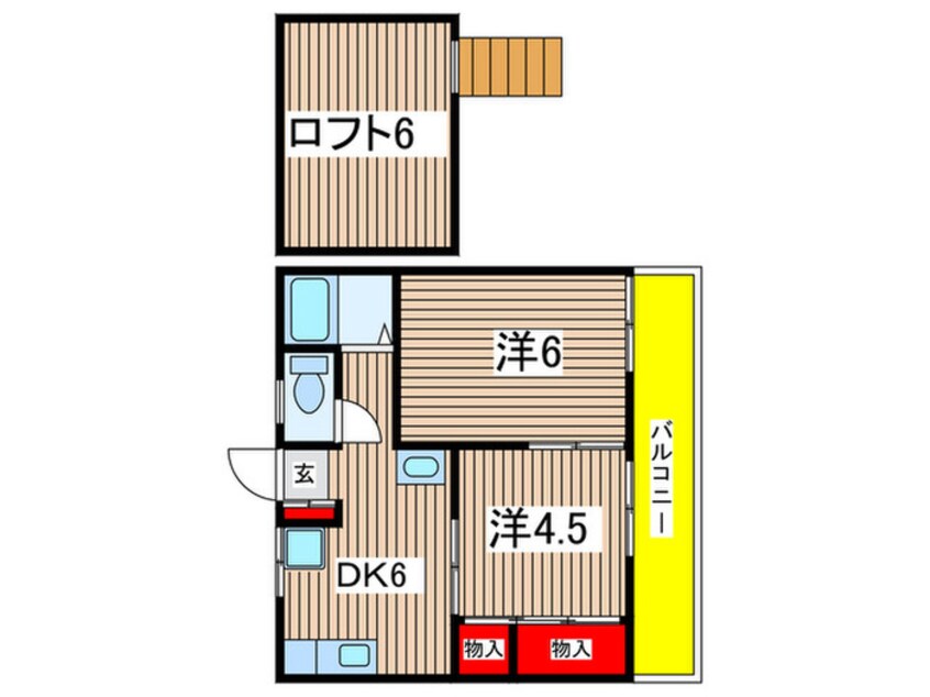 間取図 メゾンドシャルマン