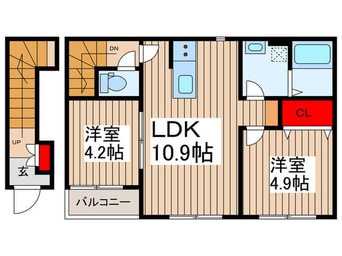 間取図 リーブルファイン草加清門