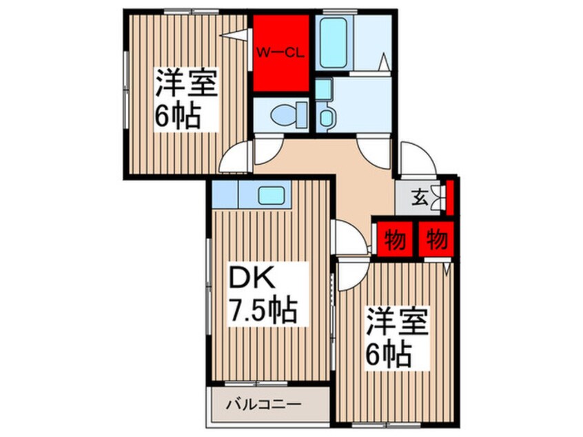 間取図 グレ－スメゾン