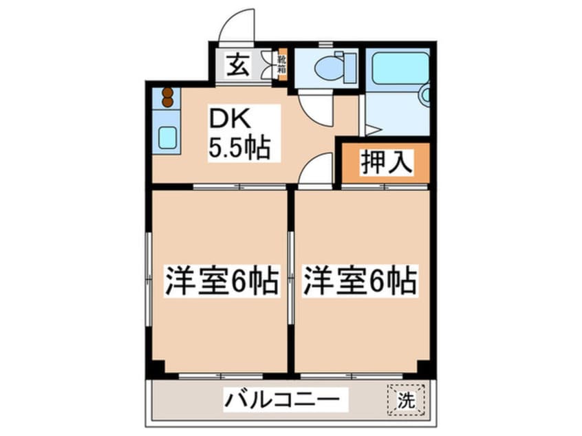 間取図 和屋ハイツ