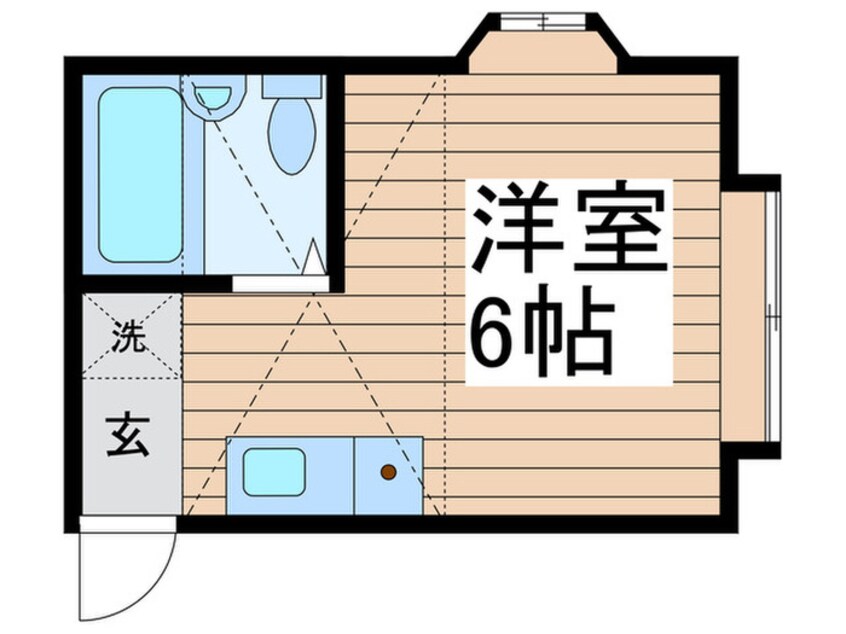 間取図 ラ・メール1、2、3番館