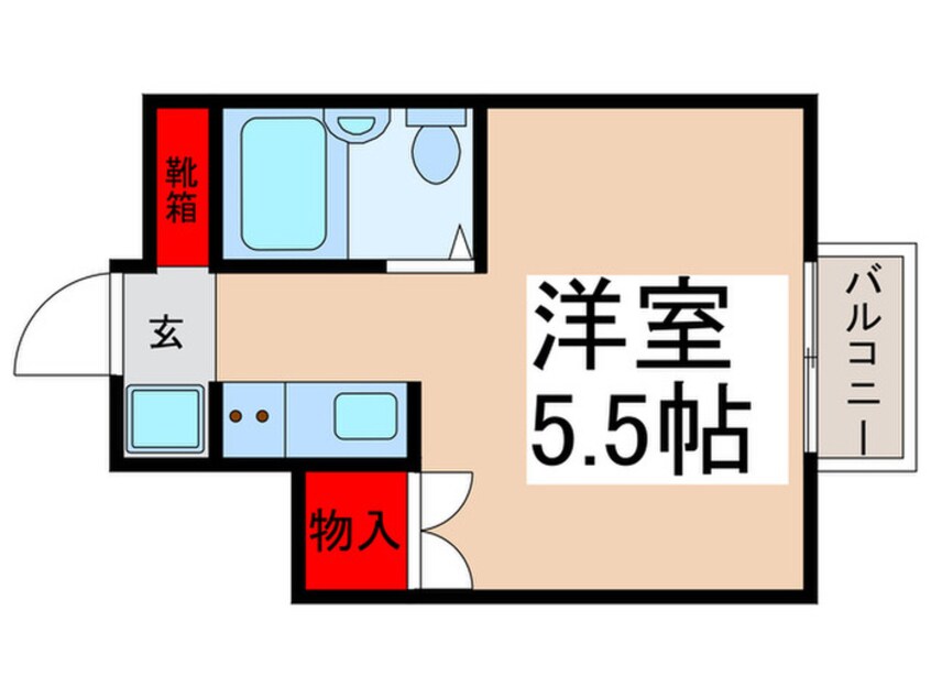 間取図 ラ・メール1、2、3番館