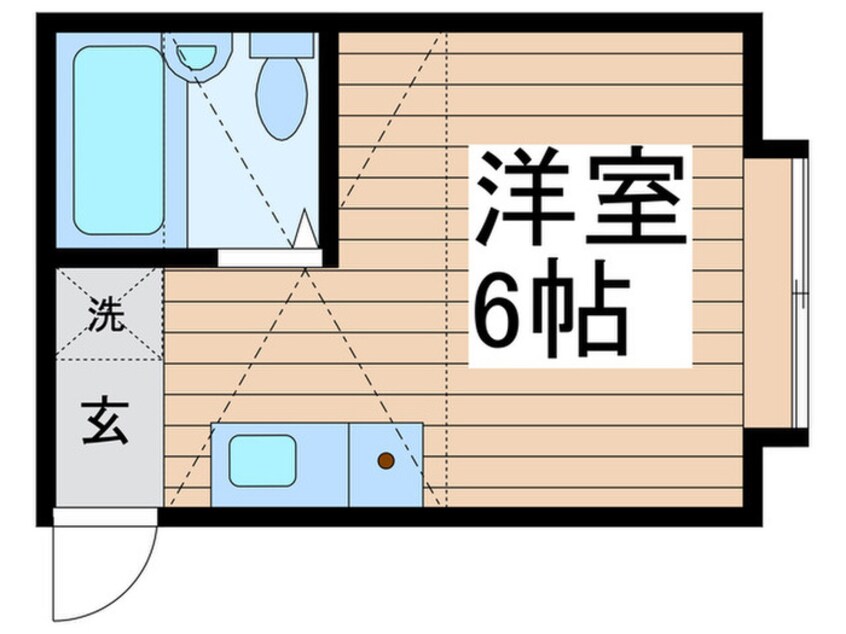 間取図 ラ・メール1、2、3番館