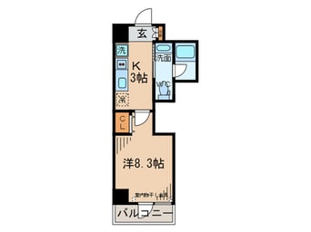 間取図 コンシェリア東京　(803)