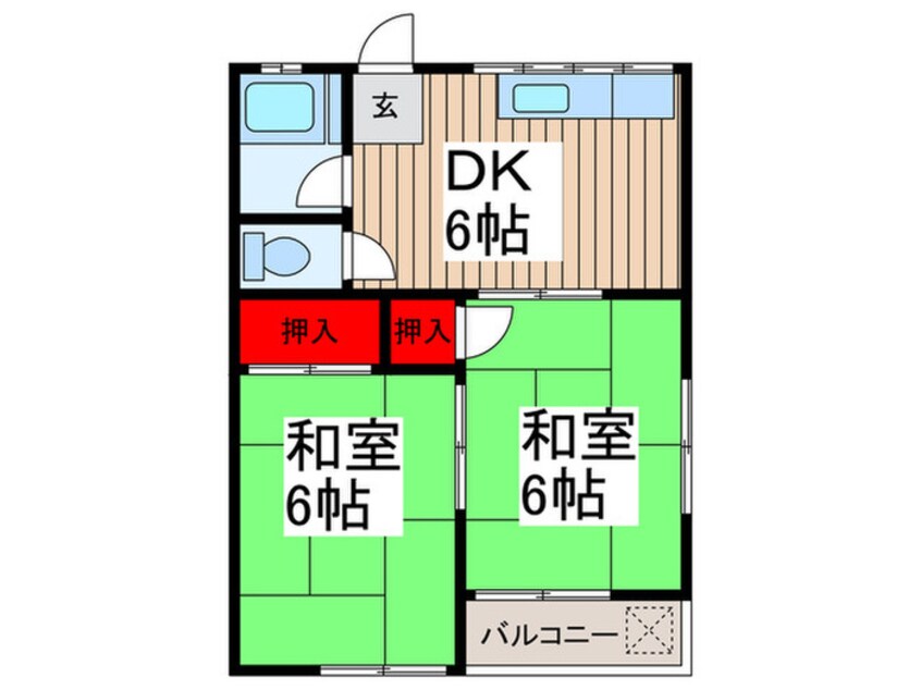 間取図 第３ひかり荘