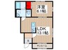 仮)ﾘｰﾌﾞﾙﾌｧｲﾝ草加新善町 1LDKの間取り