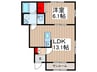 仮)ﾘｰﾌﾞﾙﾌｧｲﾝ草加新善町 1LDKの間取り