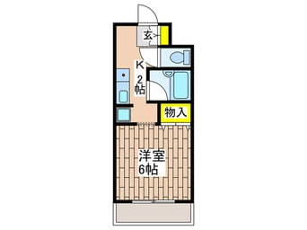 間取図 ＥＸＣＥＬＣＯＵＲＴ１２４－Ｂ