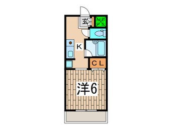 間取図 ＥＸＣＥＬＣＯＵＲＴ１２４－Ｂ