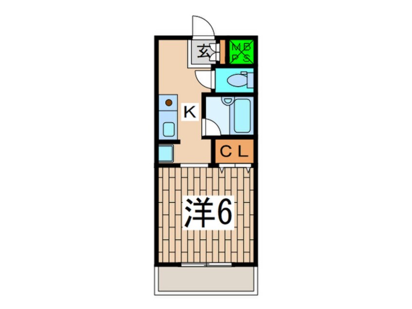 間取図 ＥＸＣＥＬＣＯＵＲＴ１２４－Ｂ