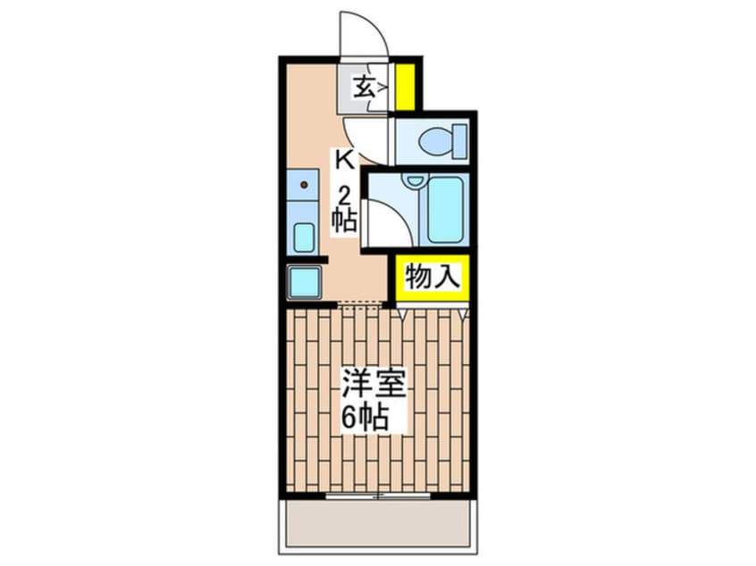 間取図 ＥＸＣＥＬＣＯＵＲＴ１２４－Ｂ