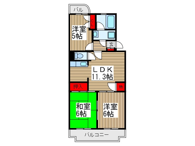 間取り図 ゴールドクレスト