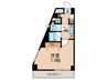 パレステュディオ代々木Ⅱ(701) 1Kの間取り