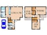 下井草3丁目戸建てB 3LDKの間取り