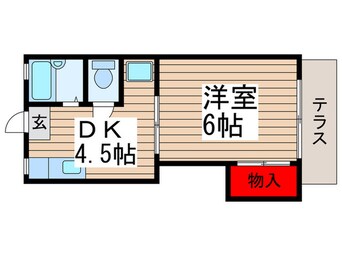 間取図 ソレ－ヌＫ